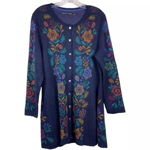 Gudrun Sjoeden, Long Cardigan, size M, Blue